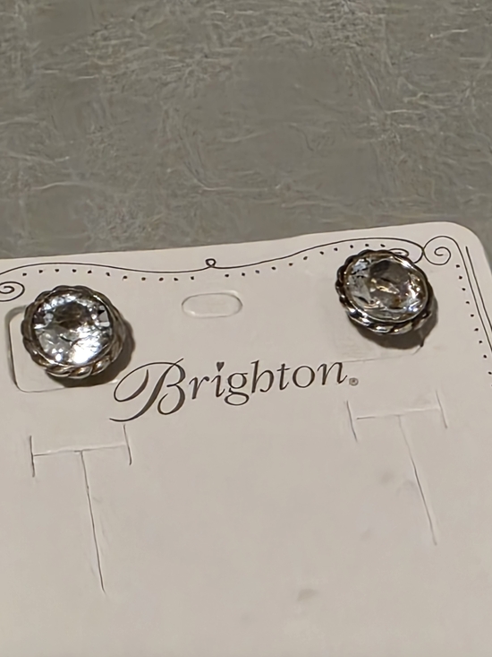 Brighton Jewelry - Brighton Jewelry IRIS CLEAR Crystal Post Earrings STUDS NEW